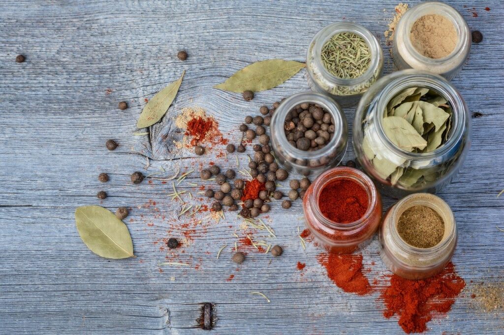 spices, jar, kitchen